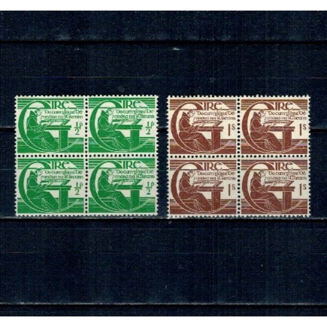 Irlanda 1944 - Fratele Michael O'Clery, istorie, religie, serie blocuri de 4 neuzate