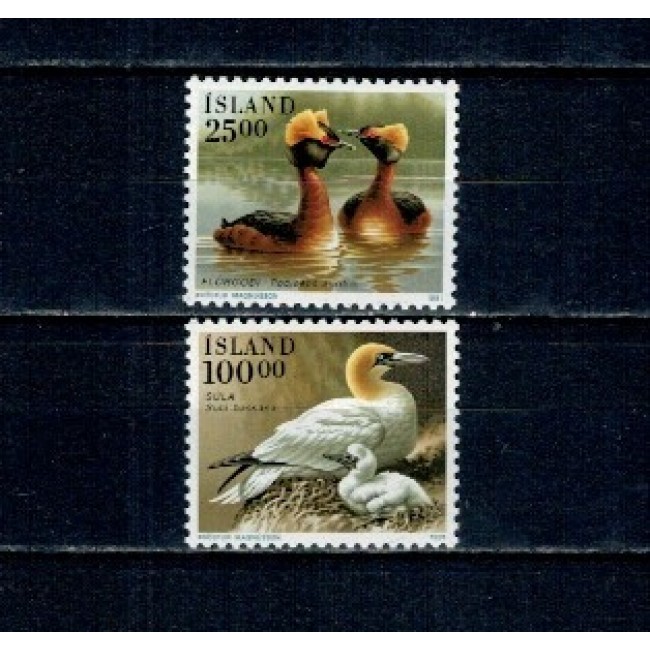 Islanda 1991 - Păsări, serie neuzata