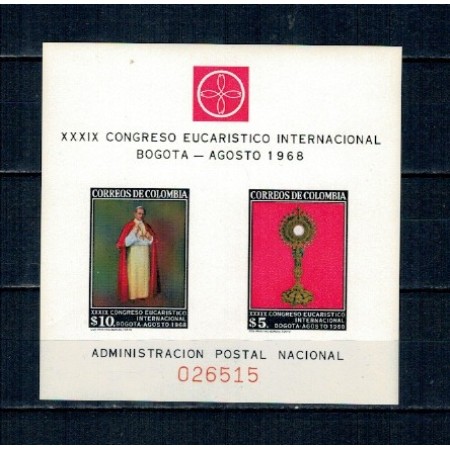 Columbia 1968 - Congres Euharistic, religie, colita neuzata