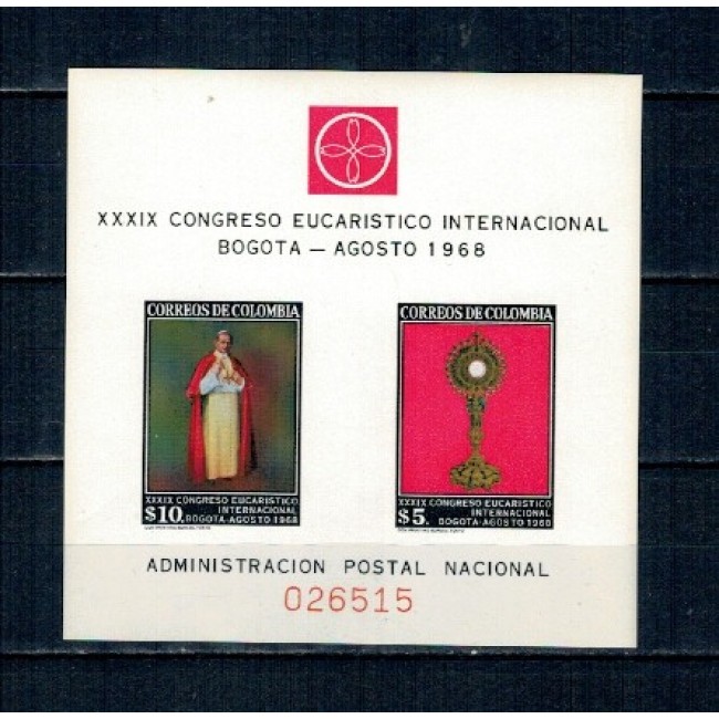 Columbia 1968 - Congres Euharistic, religie, colita neuzata