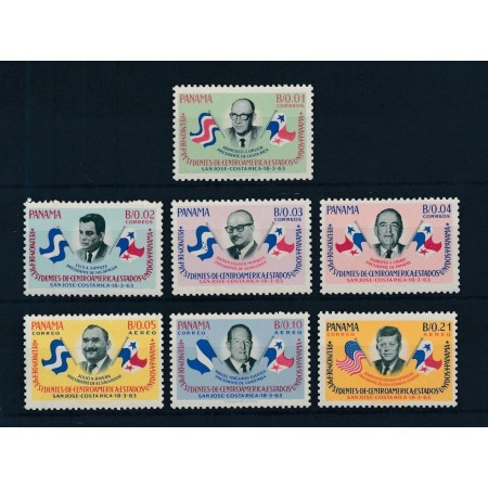 Panama 1963 - Președinții statelor americane, personalități, serie neuzata