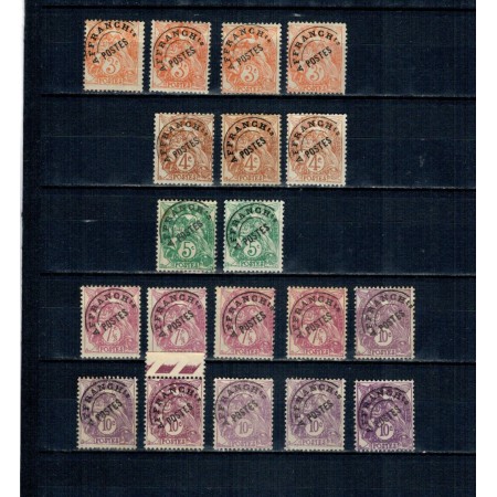 Franta 1909-1929 - Uzuale, lot mărci neobliterate