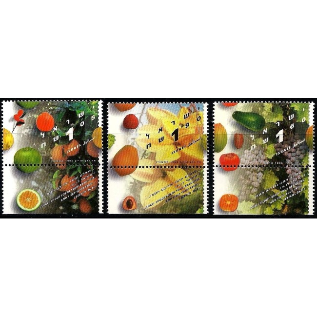 Israel 1996 - Fructe, serie neuzata cu tab