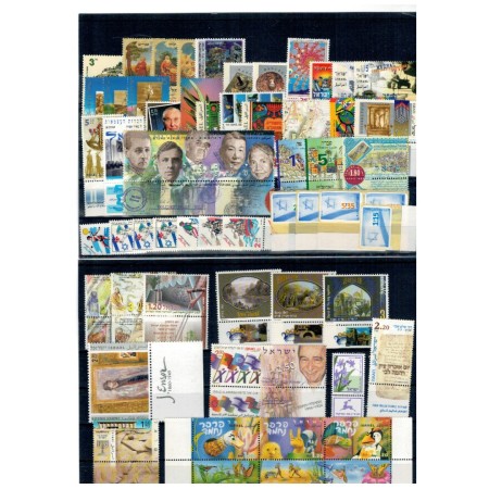 Israel 1997-1999 - Lot timbre neuzate, cu tabs