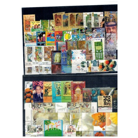 Israel 1998-2000 - Lot timbre neuzate, cu tabs