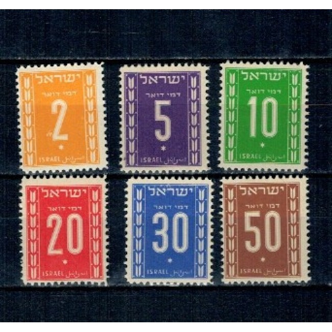 Israel 1948 - Porto, serie neuzata