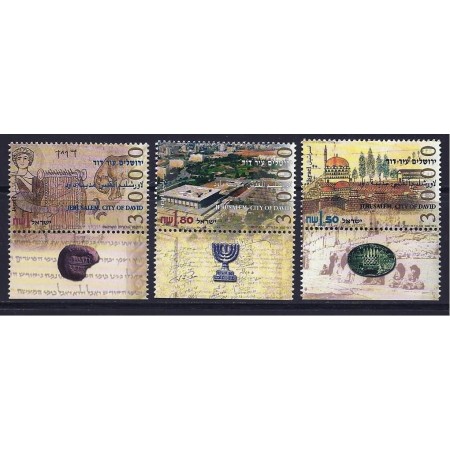 Israel 1995 - Ierusalim, vederi, serie neuzata cu tab