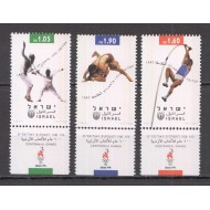 Israel 1996 - Jocurile Olimpice, sport, serie neuzata cu tab