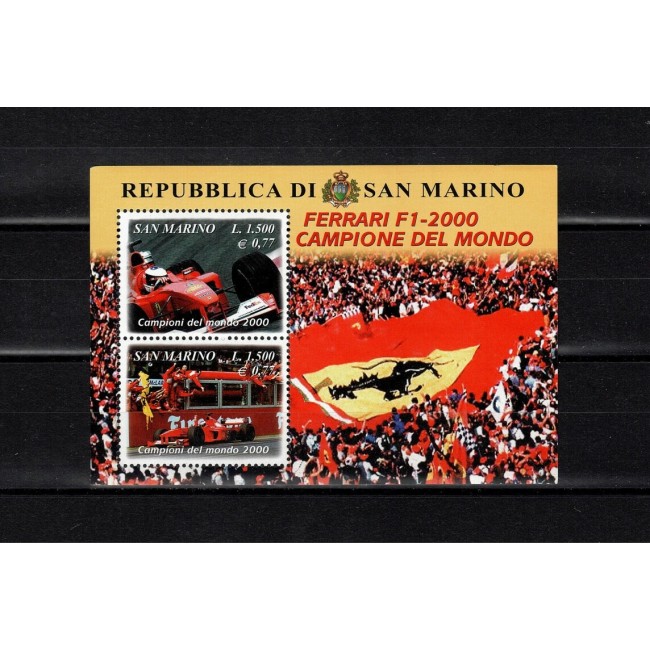 San Marino 2001 - Ferrari, Formula 1, colita neuzata