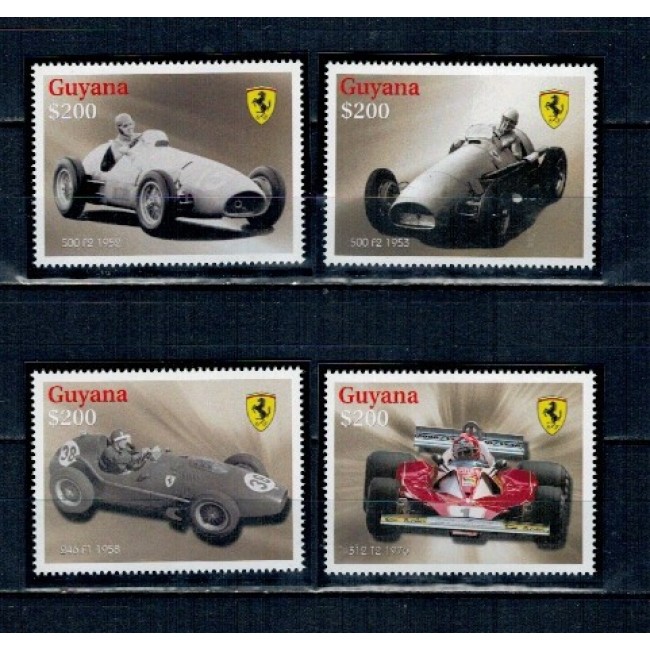 Guyana 2009 - Ferrari, Formula 1, serie neuzata