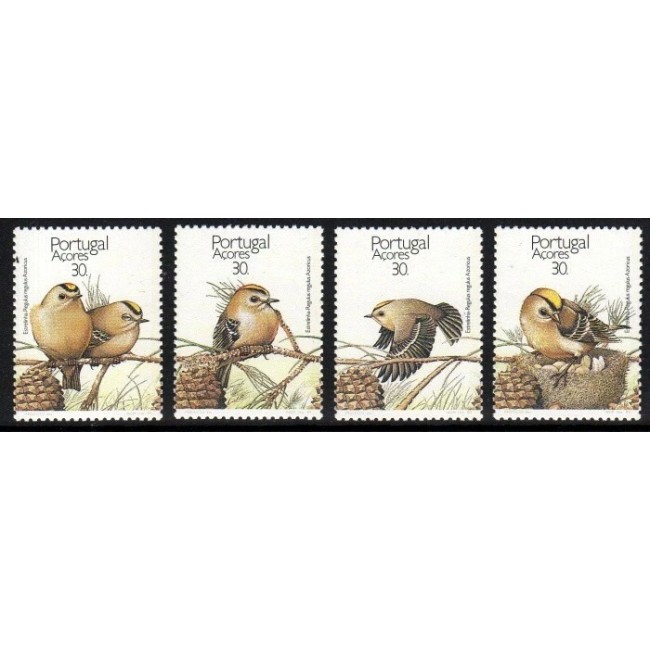 Portugal Azores 1989 - Păsări, serie neuzata