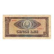 Romania 1966 - 5 lei, circulata