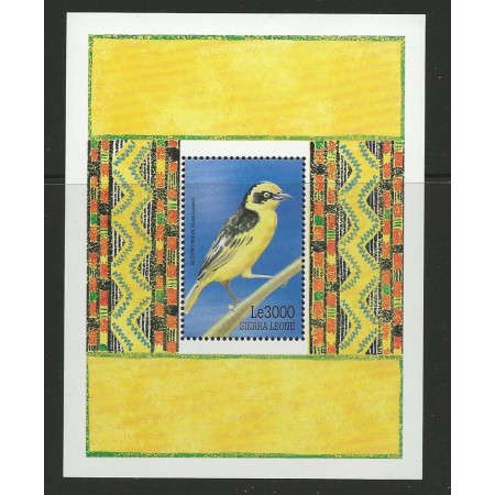 Sierra Leone 1999 - Păsări, colita neuzata