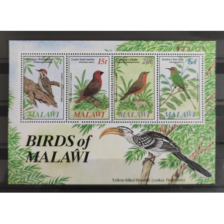 Malawi 1985 - Păsări, bloc neuzat