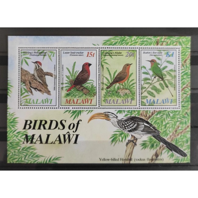 Malawi 1985 - Păsări, bloc neuzat