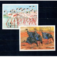 Uganda 1990 - Pasari, colite neuzate