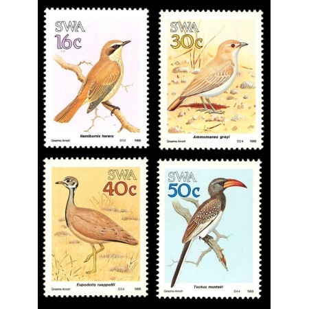 South West Africa 1988 - Păsări, serie neuzata