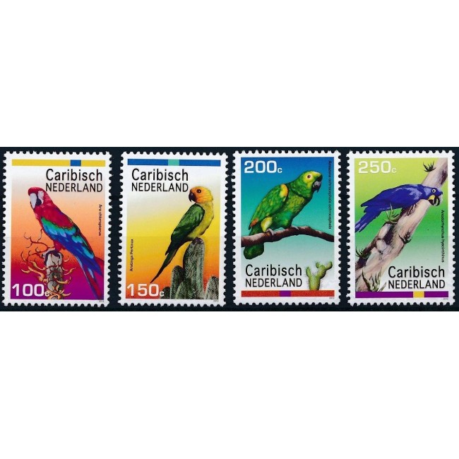 Caraibele Olandez 2012 - Păsări, serie neuzata