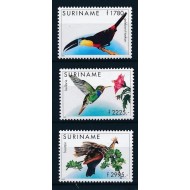Suriname 1995 - Păsări, serie neuzata