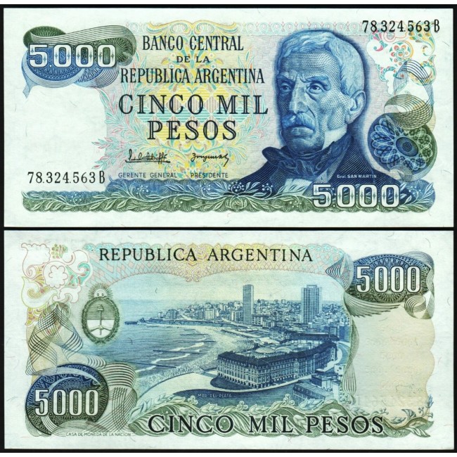 Argentina 1977-1983 - 5000 pesos UNC