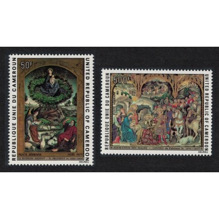 Cameroun 1975 - Crăciun, picturi, arta, serie neuzata