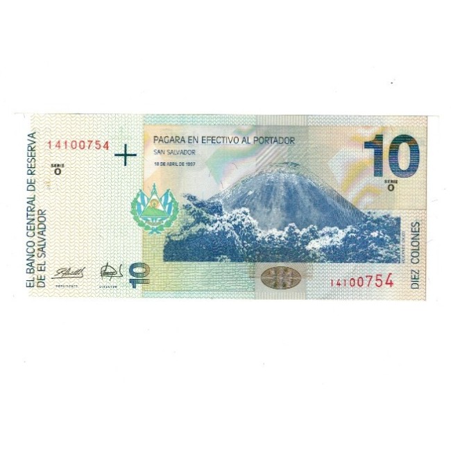 El Salvador 1987 - 10 colones aUNC