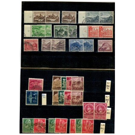 Deutsches Reich - Lot mărci stampilate