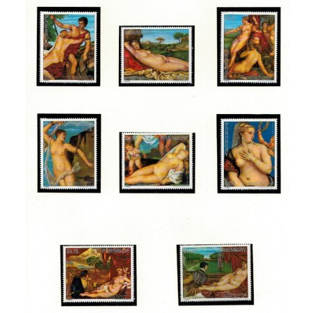 Paraguay 1976 - Picturi, arta, Tizian, serie neuzata