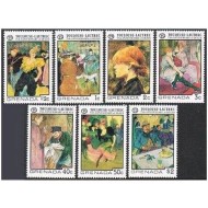 Grenada 1976 - Toulouse Lautrec, picturi, arta, serie neuzata