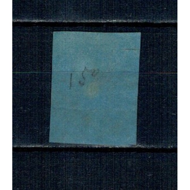 1867 - Carol I cu favoriți, 5 parale, ștampilat