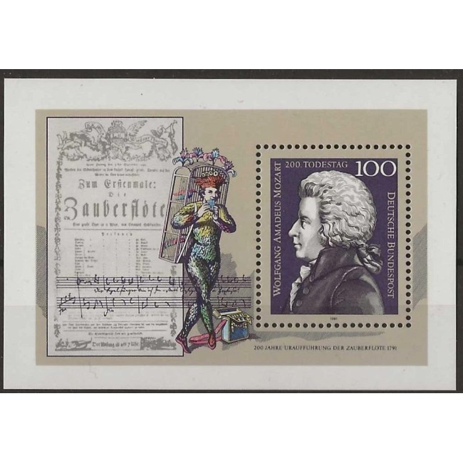 Bundes 1991 - Mozart, muzica, colita neuzata