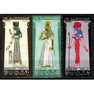 Egipt 1968 - Costume din vremea faraonilor, serie neuzata