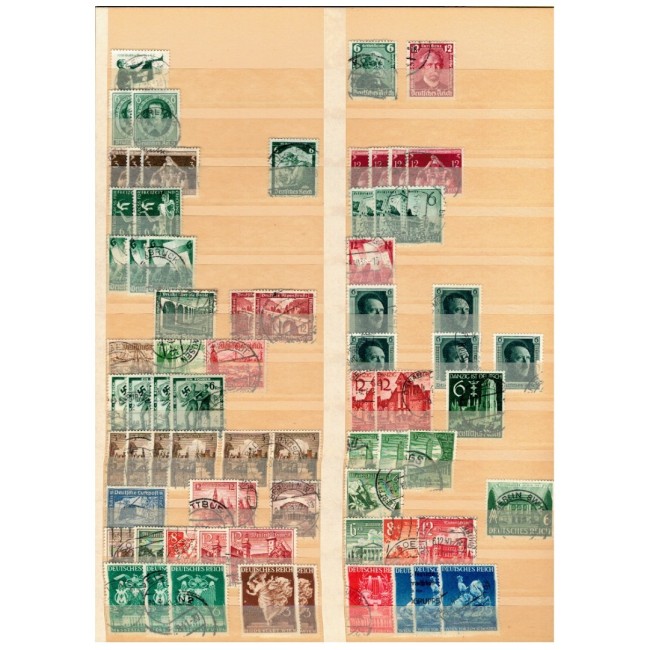 Deutsches Reich - Colecție timbre stampilate si nestampilate in clasor