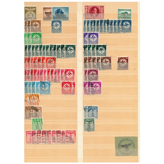 Deutsches Reich - Colecție timbre stampilate si nestampilate in clasor