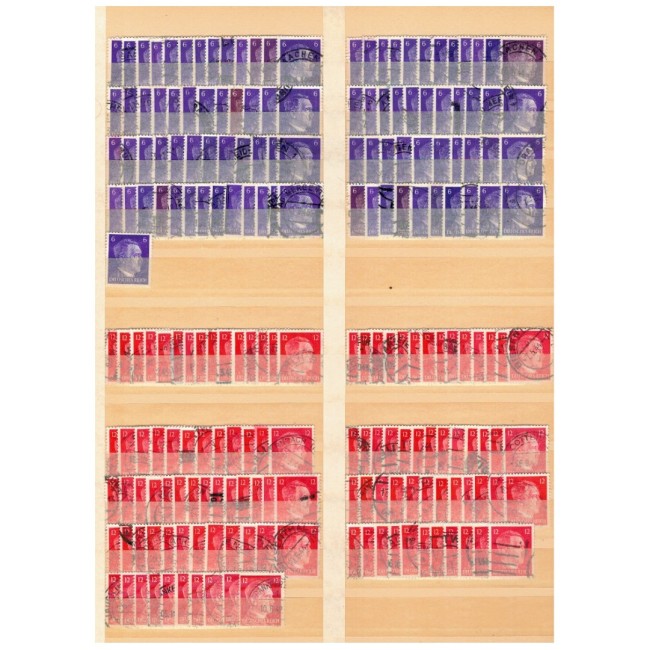 Deutsches Reich - Colecție timbre stampilate si nestampilate in clasor