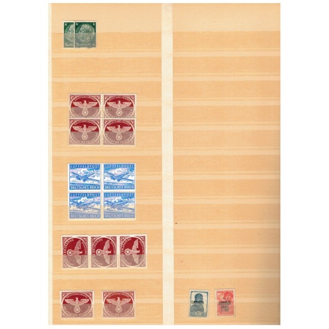 Deutsches Reich - Colecție timbre stampilate si nestampilate in clasor