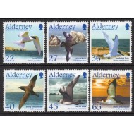 Alderney 2003 - Păsări migratoare (II), serie neuzata