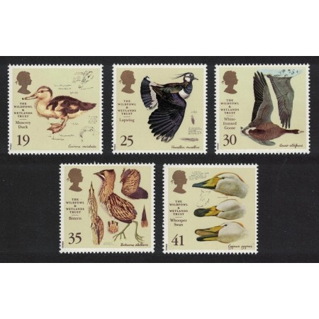 Marea Britanie 1996 - Păsări, serie neuzata