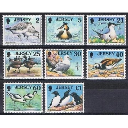 Jersey 1998 - Păsări, fauna, serie neuzata