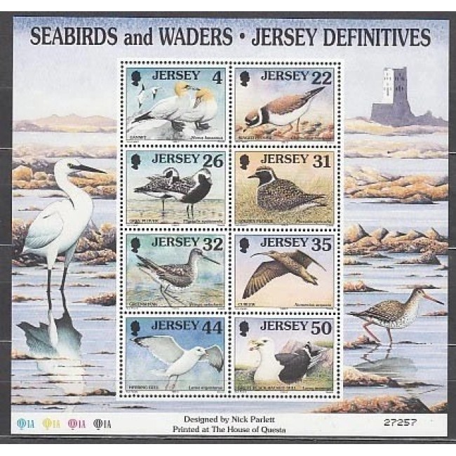 Jersey 1998 - Păsări de mare, bloc neuzat