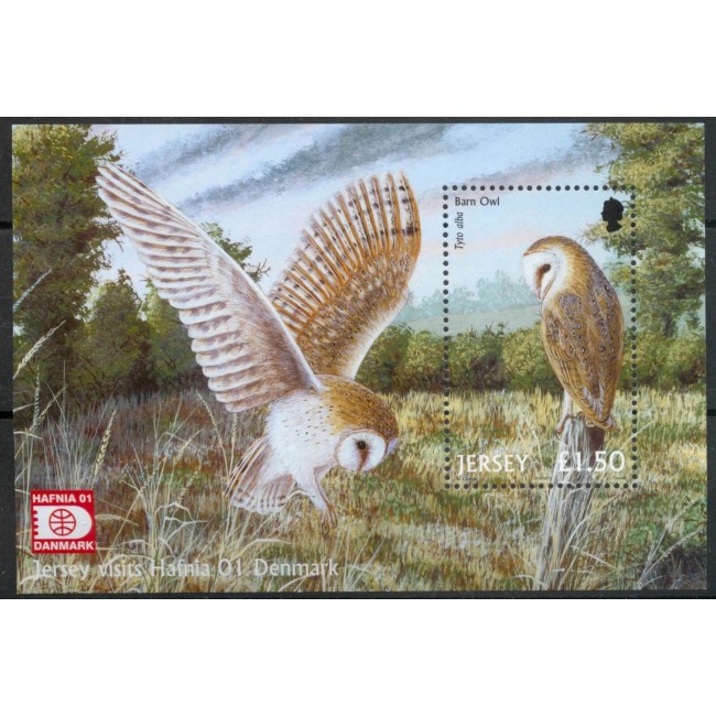 Jersey 2001 - Păsări, bufnite, HAFNIA, colita neuzata