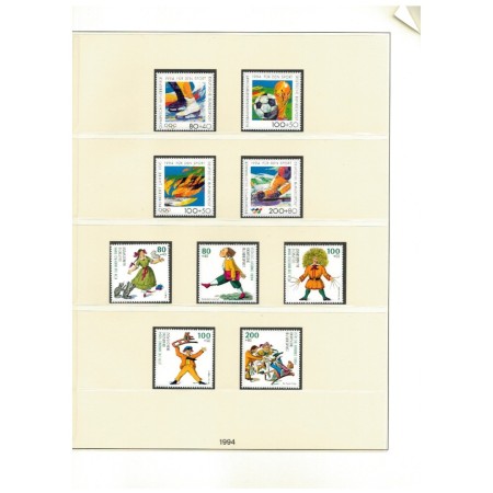 Germania (Bundes) 1994-1998 - Colecție timbre neuzate, in album