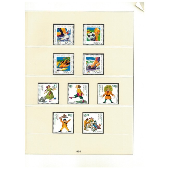 Germania (Bundes) 1994-1998 - Colecție timbre neuzate, in album