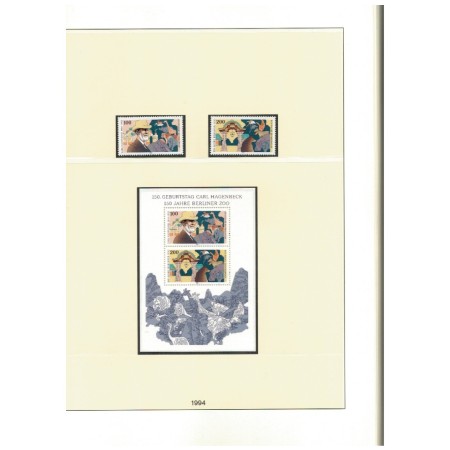 Germania (Bundes) 1994-1998 - Colecție timbre neuzate, in album