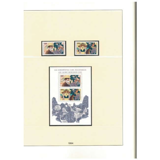 Germania (Bundes) 1994-1998 - Colecție timbre neuzate, in album