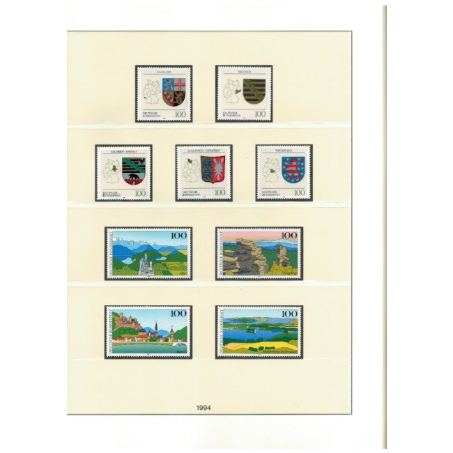Germania (Bundes) 1994-1998 - Colecție timbre neuzate, in album