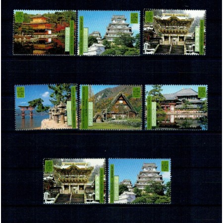 ONU Viena 2001 - Situri UNESCO, monumente, vederi, serie neuzata