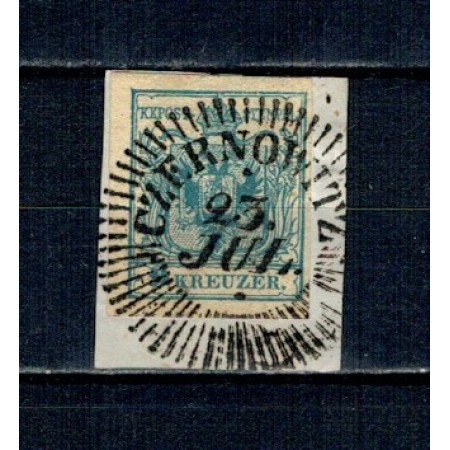 Austria 1850 - Uzual 9kr cu stampila frumoasa Cernăuți