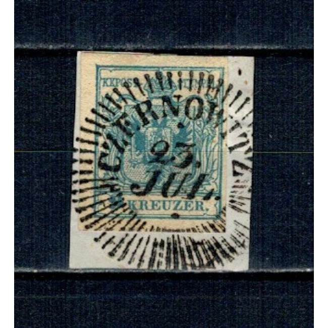 Austria 1850 - Uzual 9kr cu stampila frumoasa Cernăuți