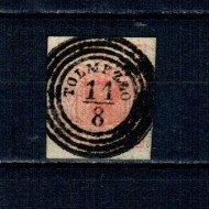 Austria 1850 - Uzual 3kr cu stampila clara TOLMEZZO